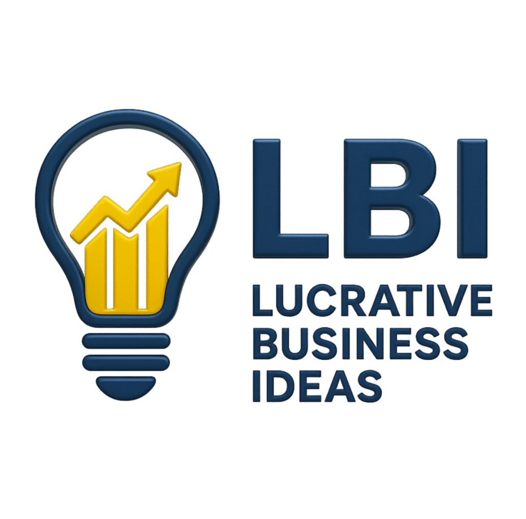 lucrative business ideas logo