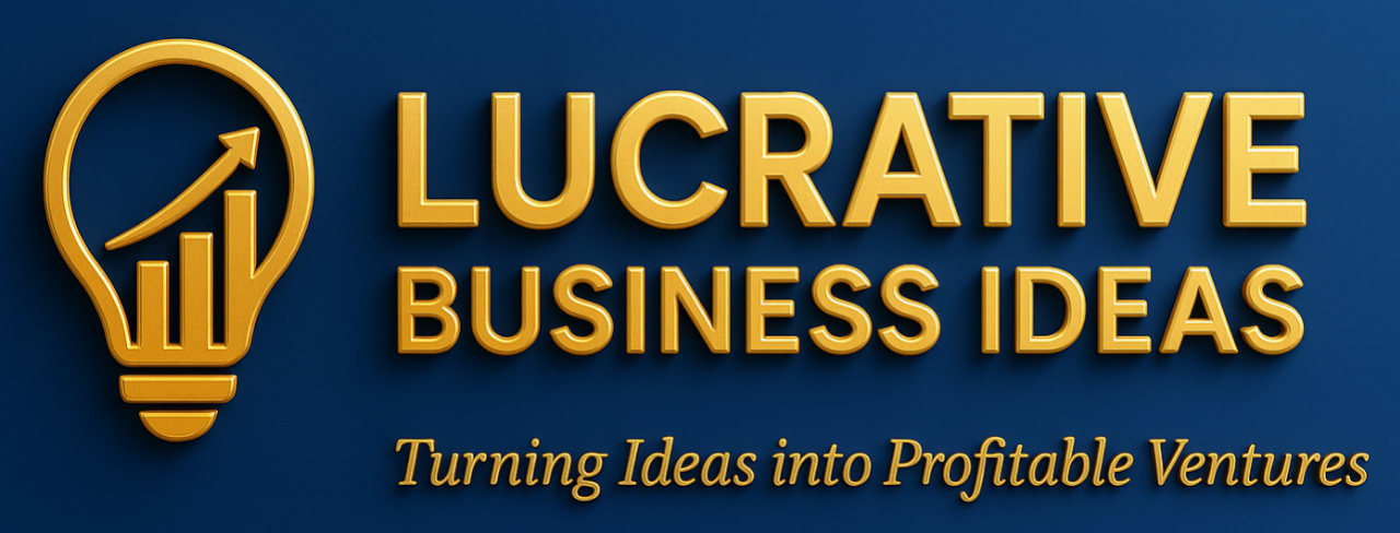 lucrative business ideas logo