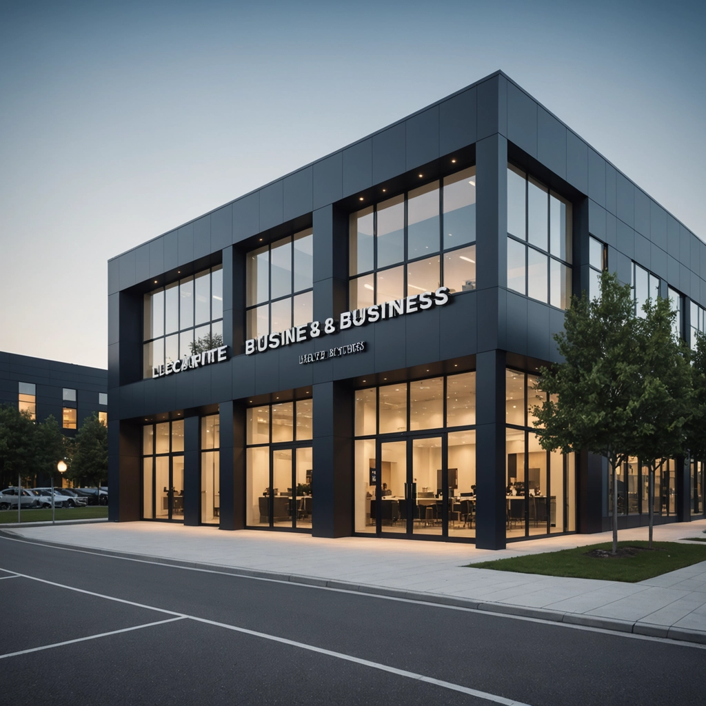 outside view of lucrative business ideas company