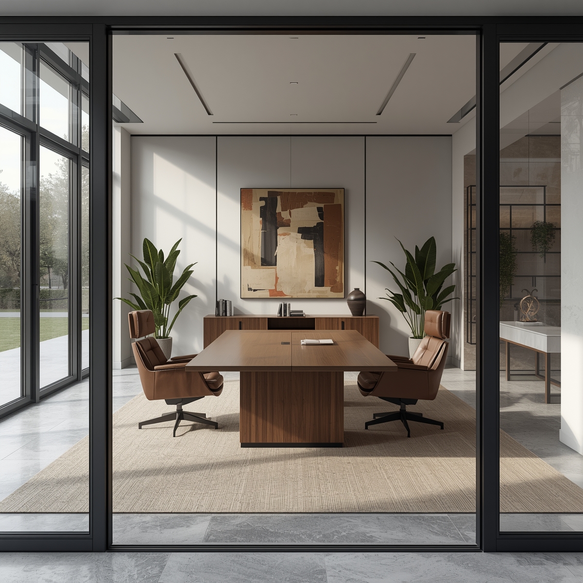 inside view of one of the offices of lucrative business ideas company