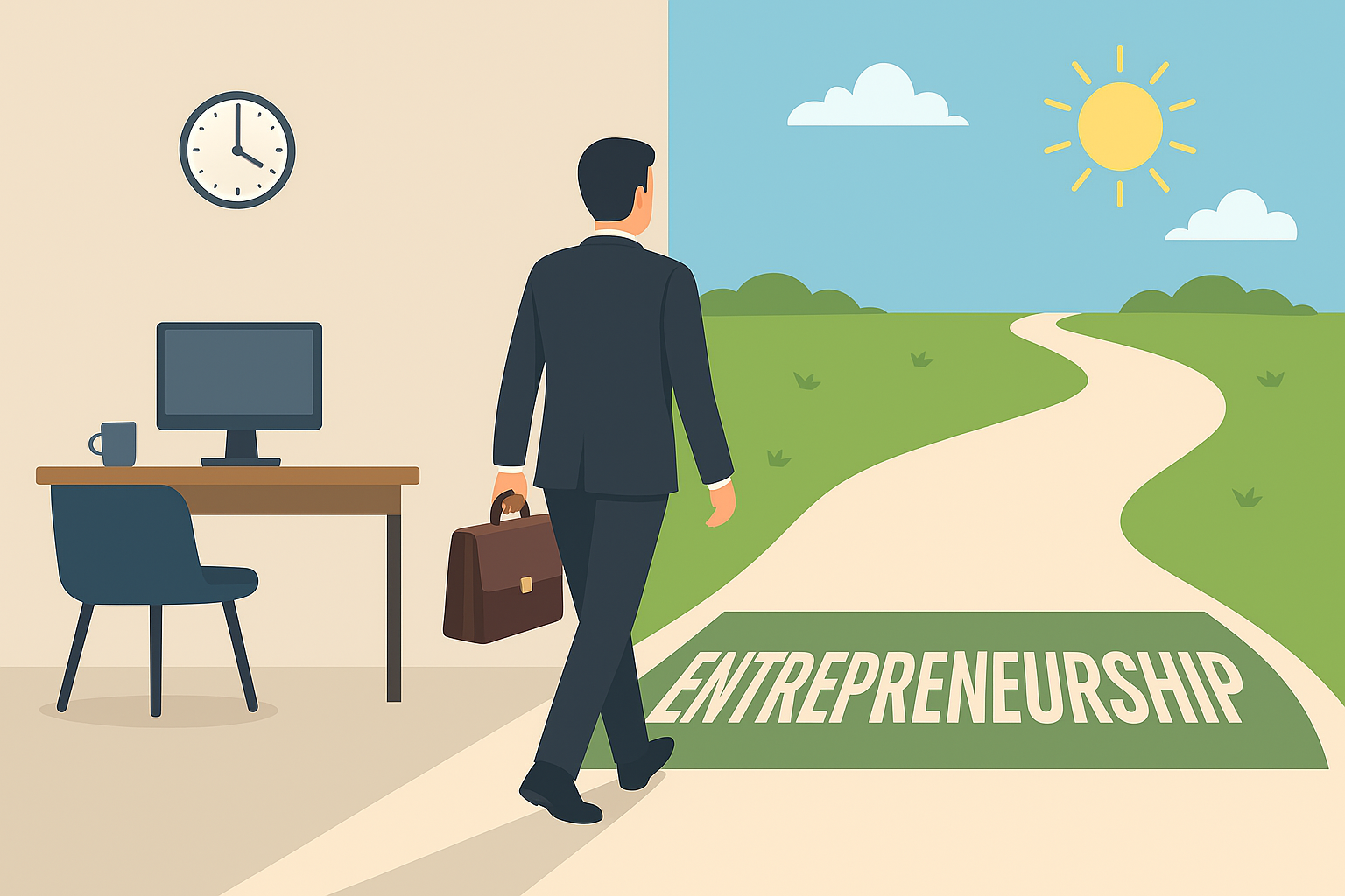how to transition from an employee to an entrepreneur