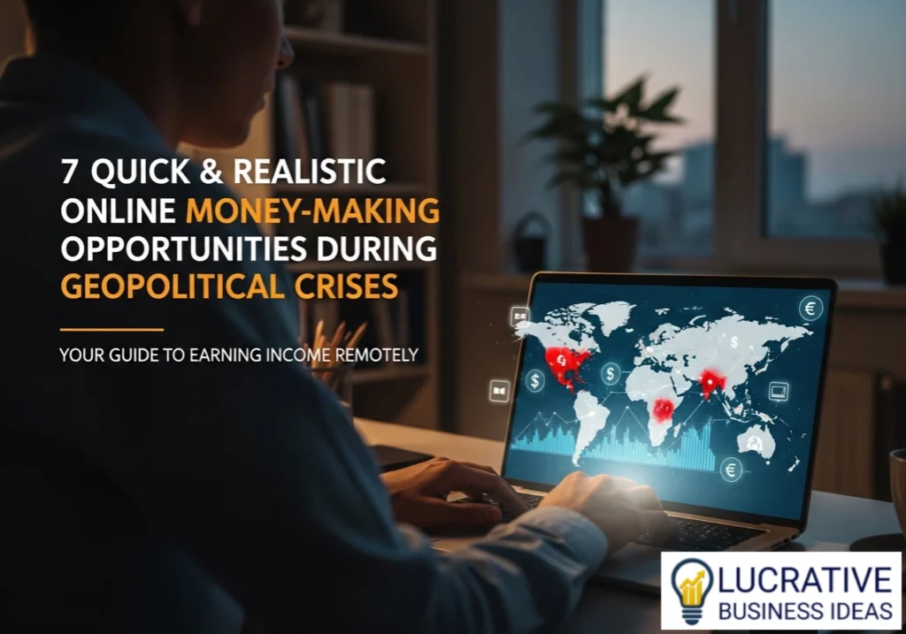 ways to make money during geopolitical crisis