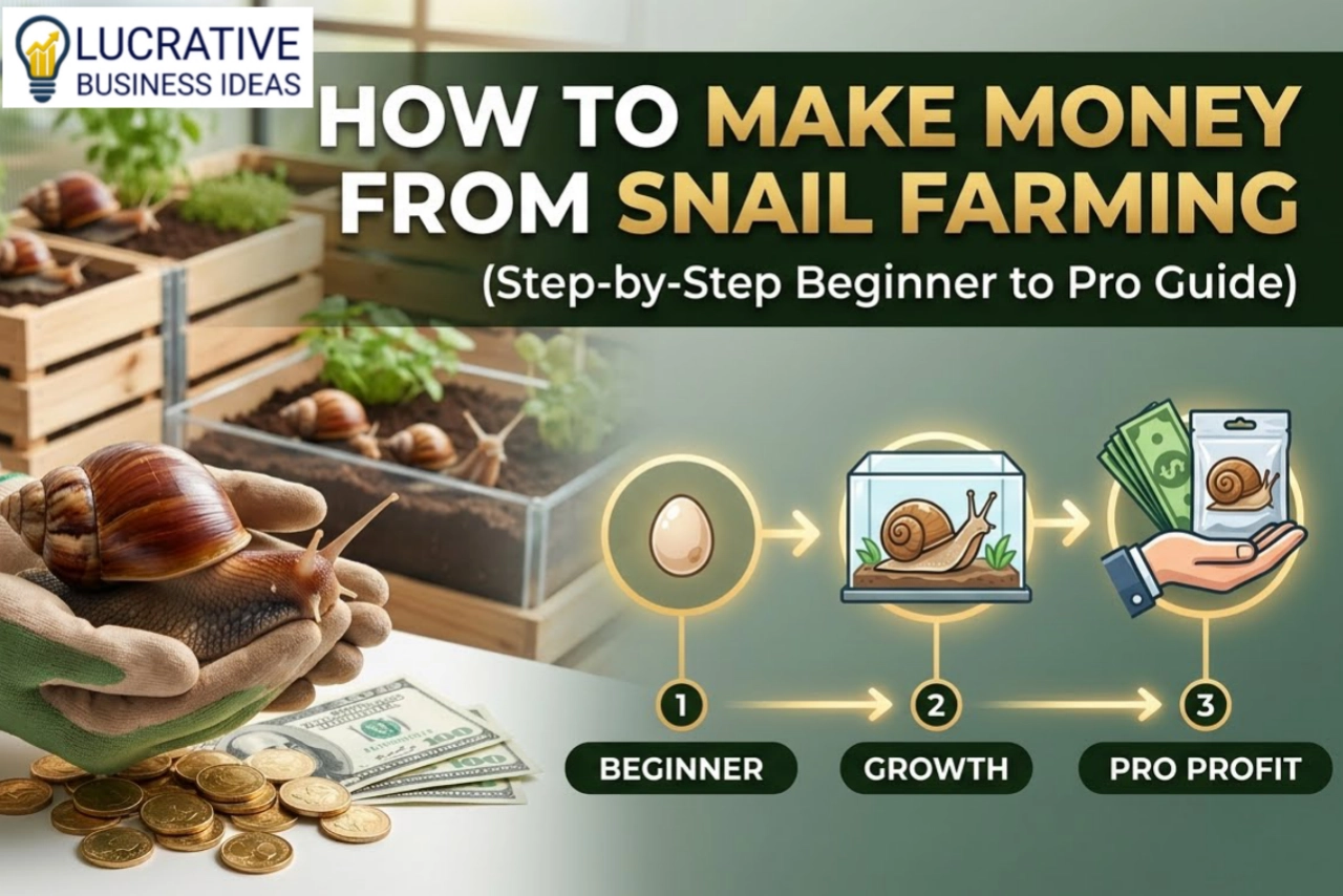 how to raise snails for profit