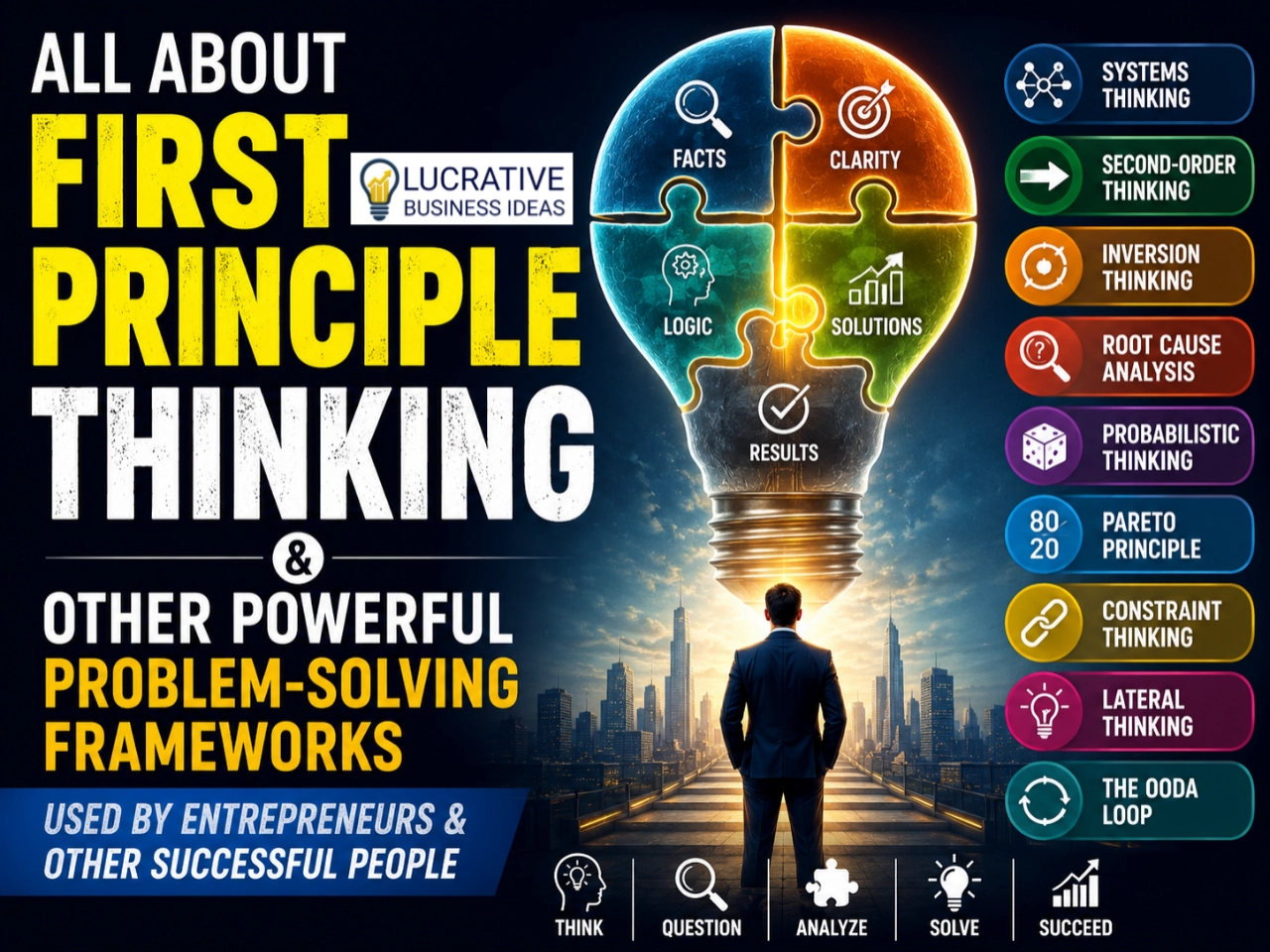 how to use first principle thinking and other powerful frameworks in real life problem solving