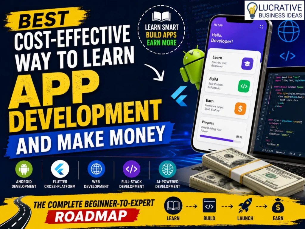 Best Cost-Effective Way to Learn App Development and Make Money: The Complete Beginner-to-Expert Roadmap for Android, Web, and Cross-Platform Development