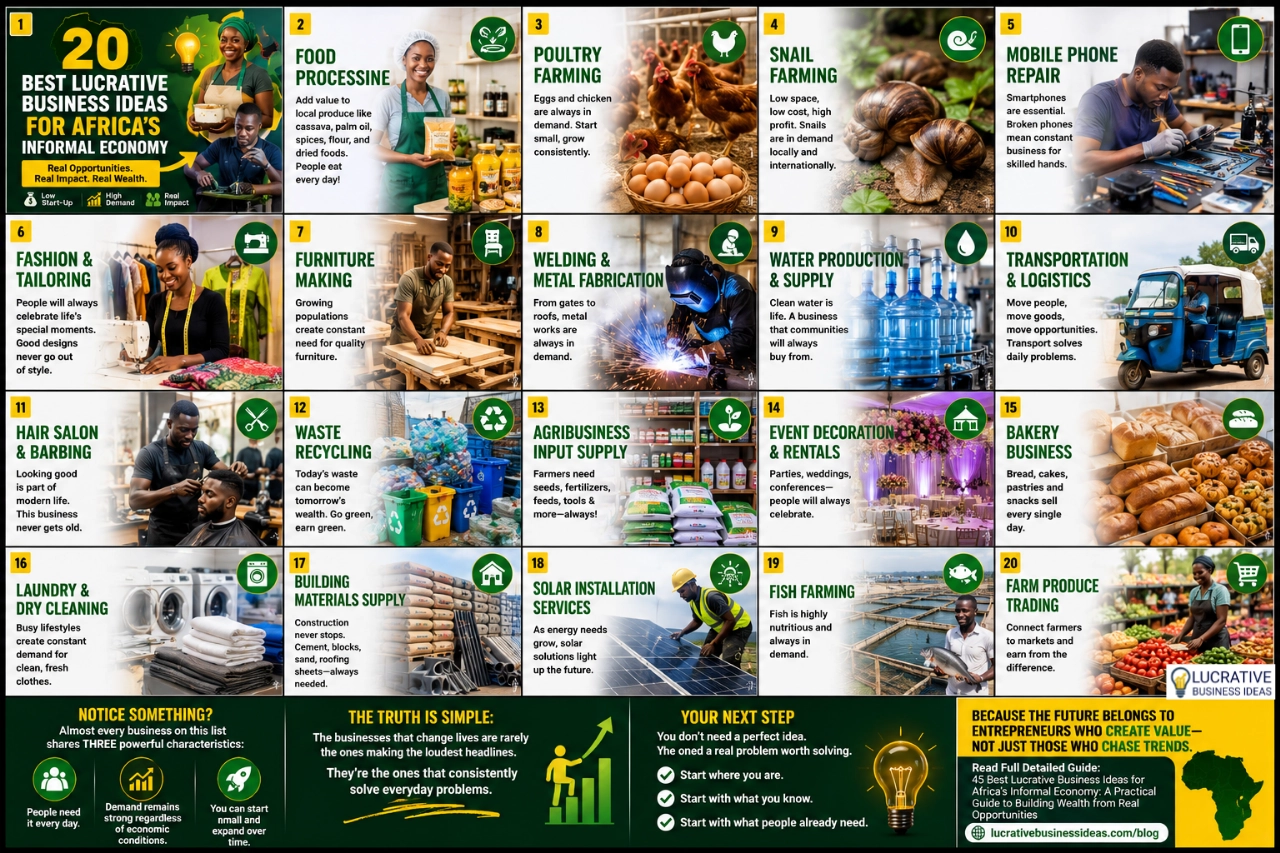 informal economy business ideas